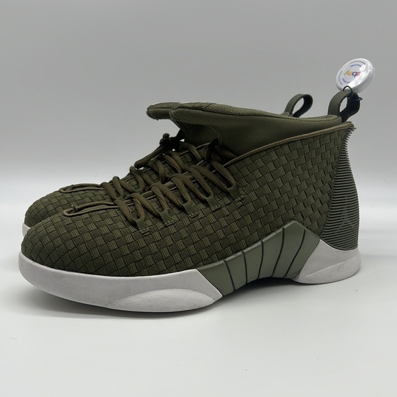 NIKE AIR JORDAN 15 RETRO PSNY OLIVE MENS SIZE 8 - Picture 3 of 6